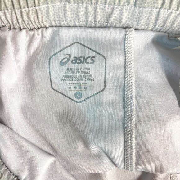 Asics Running Shorts Ladies Athletic Shorts With Lining White/Gray Size M - Picture 3 of 10